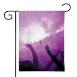 EDM Party In Nightclub Print House Flag