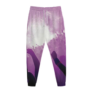 EDM Party In Nightclub Print Jogger Pants