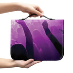 EDM Party In Nightclub Print Leather Bible Cover