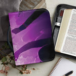 EDM Party In Nightclub Print Leather Bible Cover