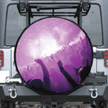 EDM Party In Nightclub Print Leather Spare Tire Cover