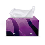 EDM Party In Nightclub Print Leather Tissue Box Cover