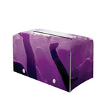 EDM Party In Nightclub Print Leather Tissue Box Cover