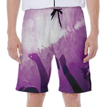 EDM Party In Nightclub Print Men's Beach Shorts
