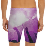 EDM Party In Nightclub Print Men's Long Boxer Briefs