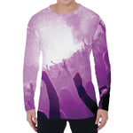 EDM Party In Nightclub Print Men's Long Sleeve T-Shirt