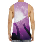 EDM Party In Nightclub Print Men's Muscle Tank Top