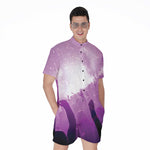 EDM Party In Nightclub Print Men's Rompers
