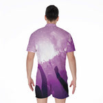 EDM Party In Nightclub Print Men's Rompers