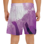 EDM Party In Nightclub Print Men's Split Running Shorts
