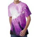 EDM Party In Nightclub Print Men's Velvet T-Shirt