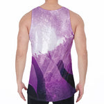 EDM Party In Nightclub Print Men's Velvet Tank Top