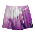 EDM Party In Nightclub Print Mesh Shorts