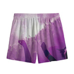 EDM Party In Nightclub Print Mesh Shorts