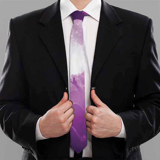 EDM Party In Nightclub Print Necktie