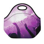 EDM Party In Nightclub Print Neoprene Lunch Bag