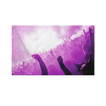 EDM Party In Nightclub Print Polyester Flag