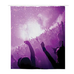 EDM Party In Nightclub Print Polyester Shower Curtain