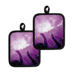 EDM Party In Nightclub Print Pot Holders