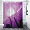 EDM Party In Nightclub Print Premium Shower Curtain