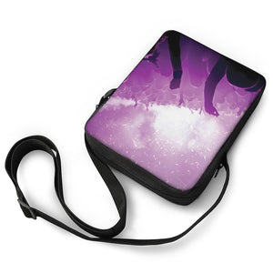 EDM Party In Nightclub Print Rectangular Crossbody Bag