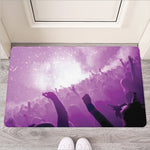 EDM Party In Nightclub Print Rubber Doormat