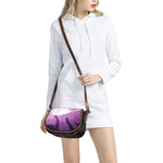 EDM Party In Nightclub Print Saddle Bag