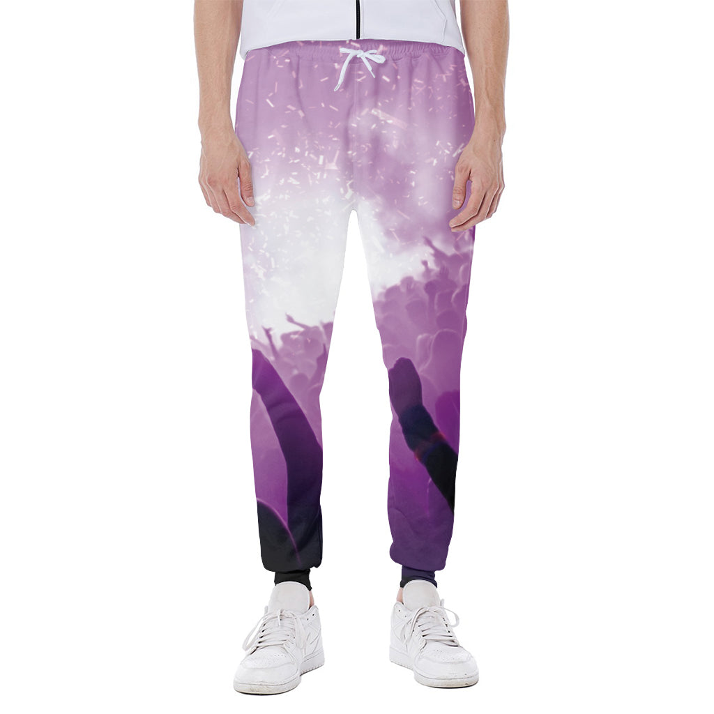 EDM Party In Nightclub Print Scuba Joggers