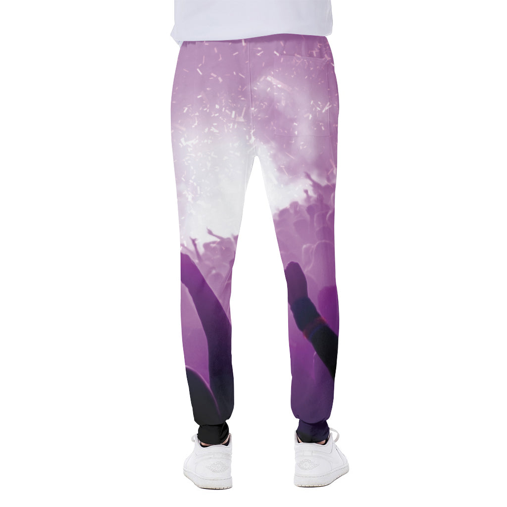 EDM Party In Nightclub Print Scuba Joggers