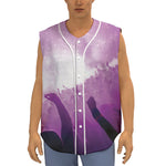 EDM Party In Nightclub Print Sleeveless Baseball Jersey