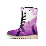 EDM Party In Nightclub Print Winter Boots