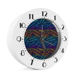 EDM Surfing Wave Pattern Print Alarm Clock