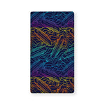 EDM Surfing Wave Pattern Print Baby Crib Sheet