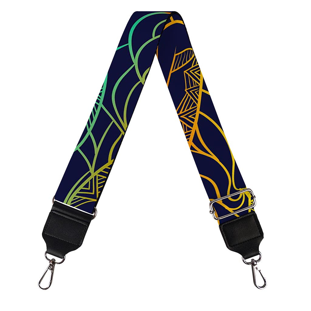 EDM Surfing Wave Pattern Print Bag Strap
