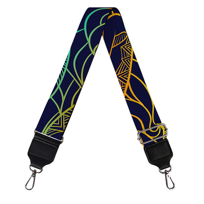 EDM Surfing Wave Pattern Print Bag Strap