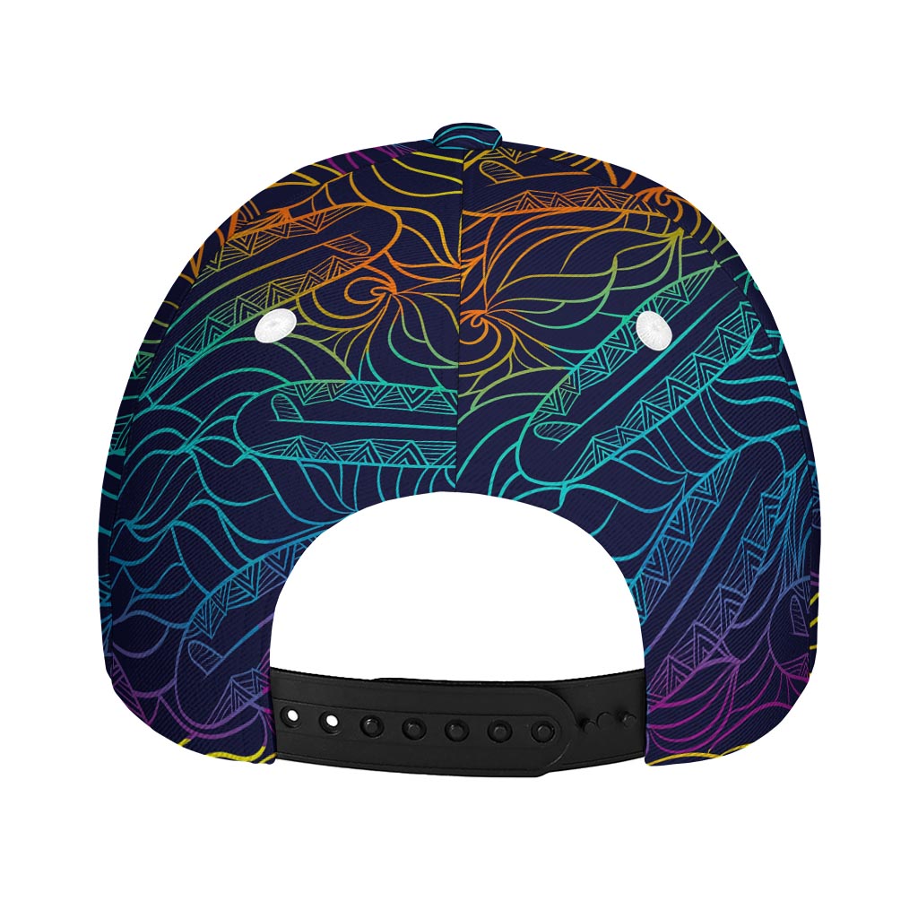 EDM Surfing Wave Pattern Print Baseball Cap
