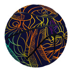 EDM Surfing Wave Pattern Print Basketball