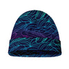 EDM Surfing Wave Pattern Print Beanie