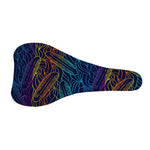 EDM Surfing Wave Pattern Print Bicycle Seat Cover