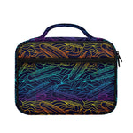 EDM Surfing Wave Pattern Print Briefcase Bible Bag