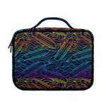 EDM Surfing Wave Pattern Print Briefcase Bible Bag
