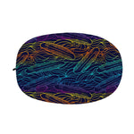 EDM Surfing Wave Pattern Print Car Side Mirror Covers