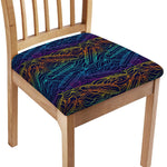 EDM Surfing Wave Pattern Print Chair Cushion Cover