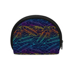 EDM Surfing Wave Pattern Print Coin Purse