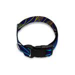 EDM Surfing Wave Pattern Print Dog Collar