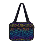EDM Surfing Wave Pattern Print Double Strap Bible Bag