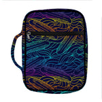 EDM Surfing Wave Pattern Print Front Pocket Bible Bag