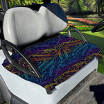EDM Surfing Wave Pattern Print Golf Cart Seat Cover