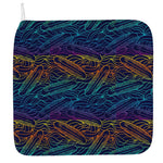 EDM Surfing Wave Pattern Print Hand Towel