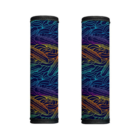 EDM Surfing Wave Pattern Print Handle Covers